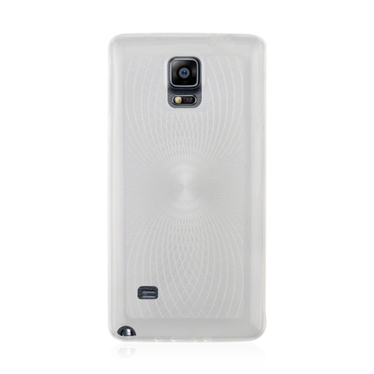 0.3mm Ultrathin Eye of Sun Grain Transparent TPU Case for Galaxy Note 4 / N910