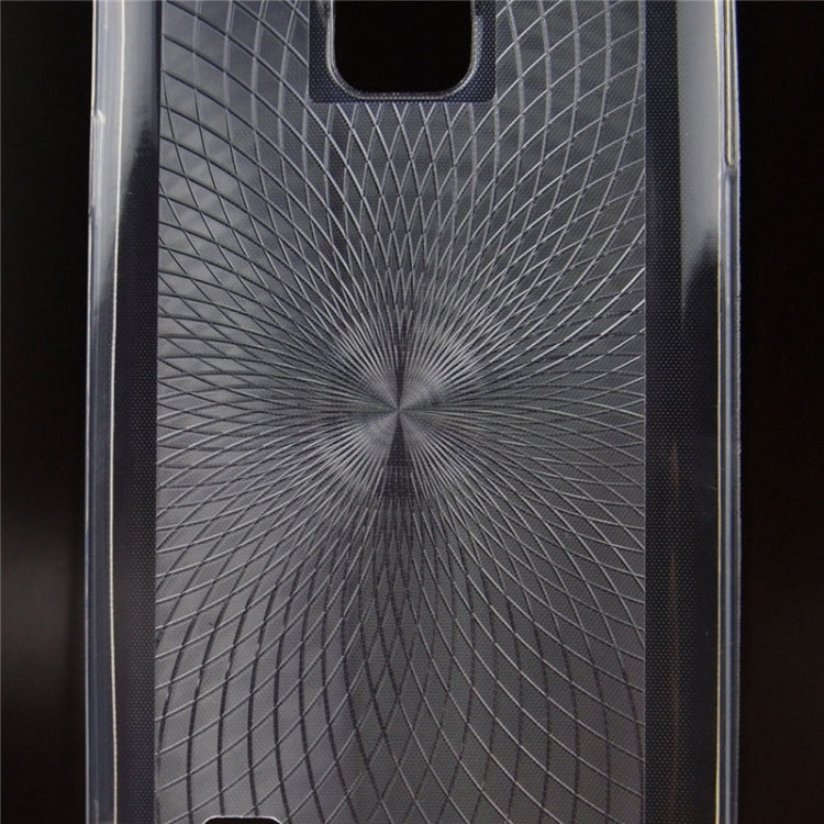 0.3mm Ultrathin Eye of Sun Grain Transparent TPU Case for Galaxy Note 4 / N910