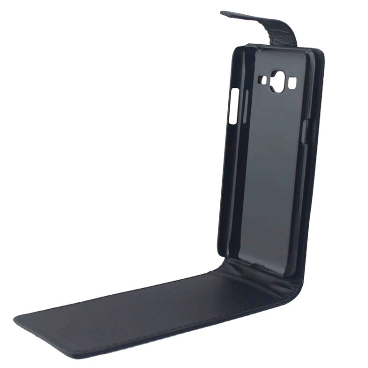 Vertical Flip Magnetic Button Leather Case for Galaxy Grand Prime / G530 / G5308W