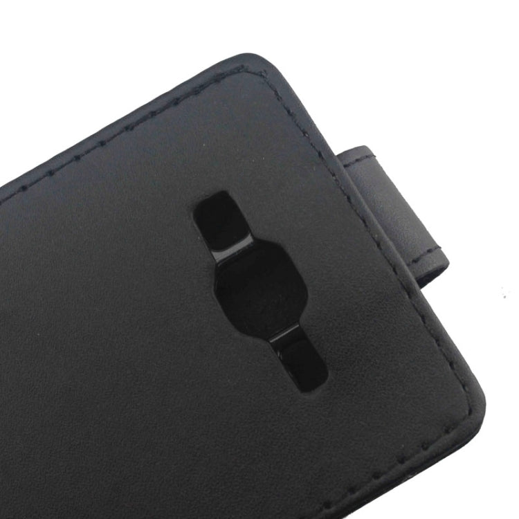 Vertical Flip Magnetic Button Leather Case for Galaxy Grand Prime / G530 / G5308W