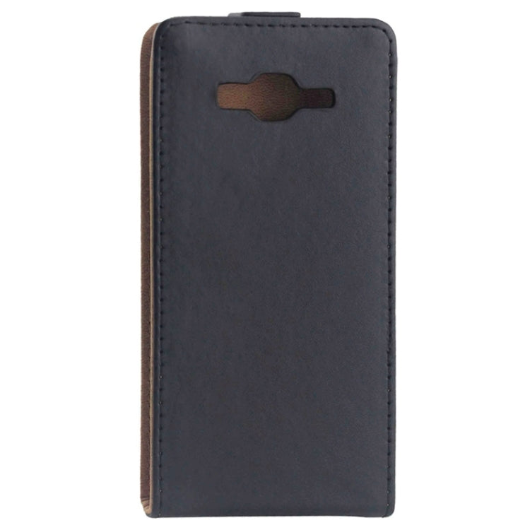 Vertical Flip Leather Case for Galaxy Grand Prime / G530 / G5308W(Black)