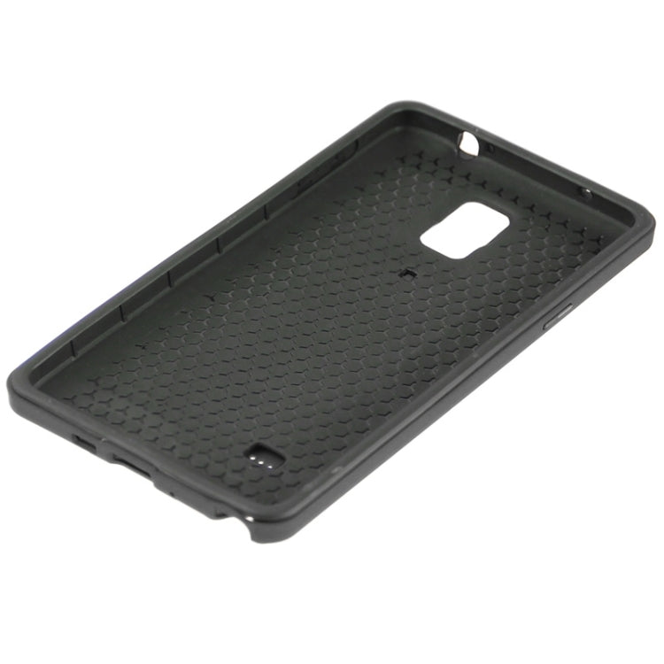 2-color PC + Silicone Combination Case for Galaxy Note 4 / N910