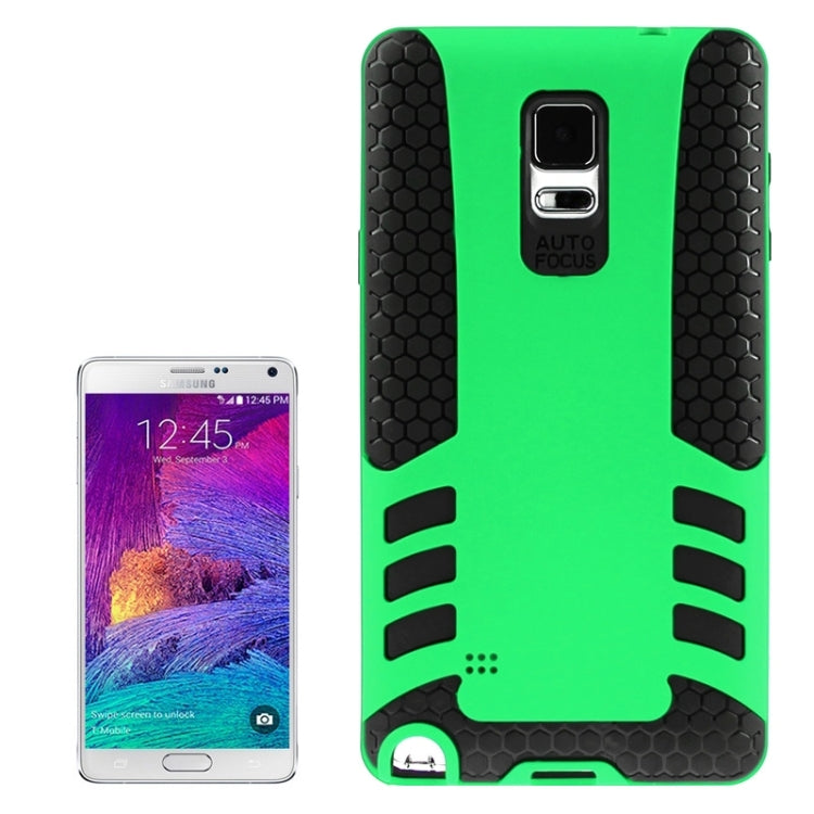 2-color PC + Silicone Combination Case for Galaxy Note 4 / N910