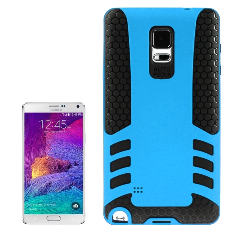 2-color PC + Silicone Combination Case for Galaxy Note 4 / N910