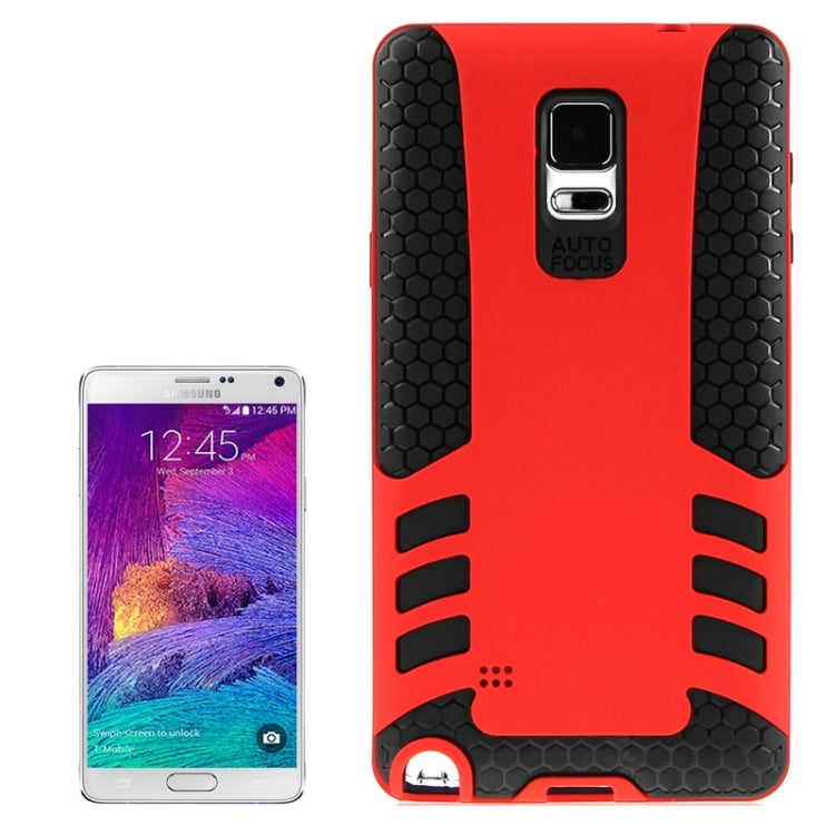 2-color PC + Silicone Combination Case for Galaxy Note 4 / N910