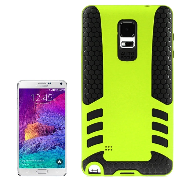 2-color PC + Silicone Combination Case for Galaxy Note 4 / N910