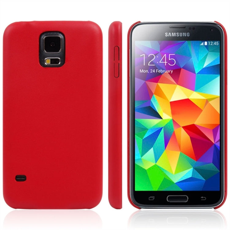 Ultrathin Leather Back Cover Protective Case for Galaxy S5 / G900