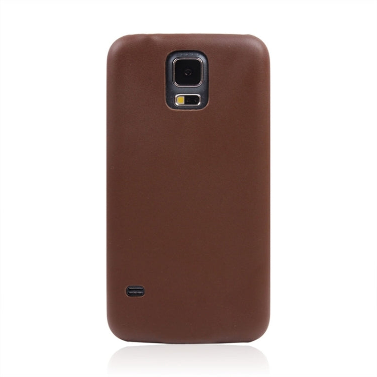 Ultrathin Leather Back Cover Protective Case for Galaxy S5 / G900