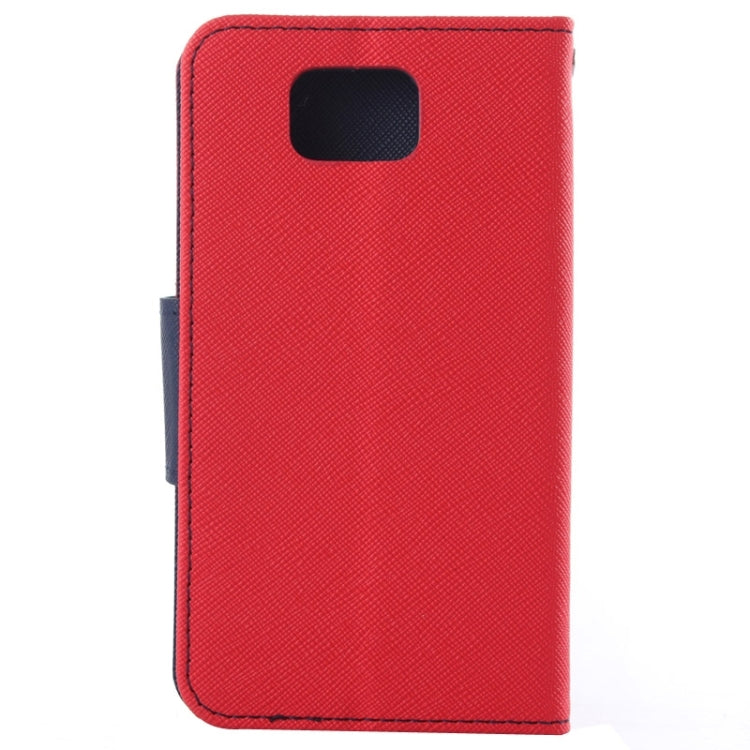 Cross Texture Leather Case with Holder & Card Slots & Wallet for Galaxy Alpha / G850
