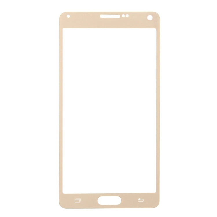 0.3mm Silk-screen Explosion-proof Full Screen Tempered Glass Film for Galaxy Note 4