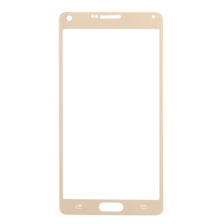 0.3mm Silk-screen Explosion-proof Full Screen Tempered Glass Film for Galaxy Note 4