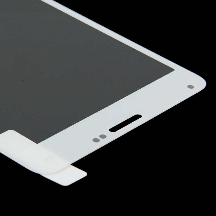 0.3mm Silk-screen Explosion-proof Full Screen Tempered Glass Film for Galaxy Note 4