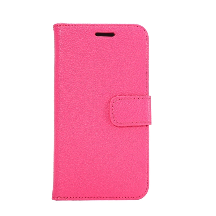For Galaxy S6 Litchi Texture Leather Case with Holder & Card Slots & Wallet