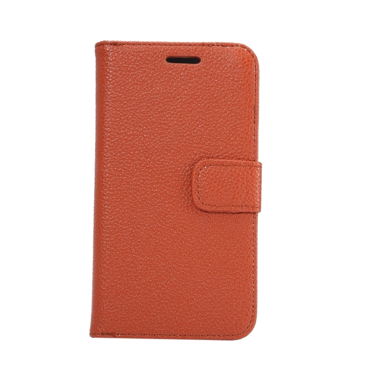 For Galaxy S6 Litchi Texture Leather Case with Holder & Card Slots & Wallet