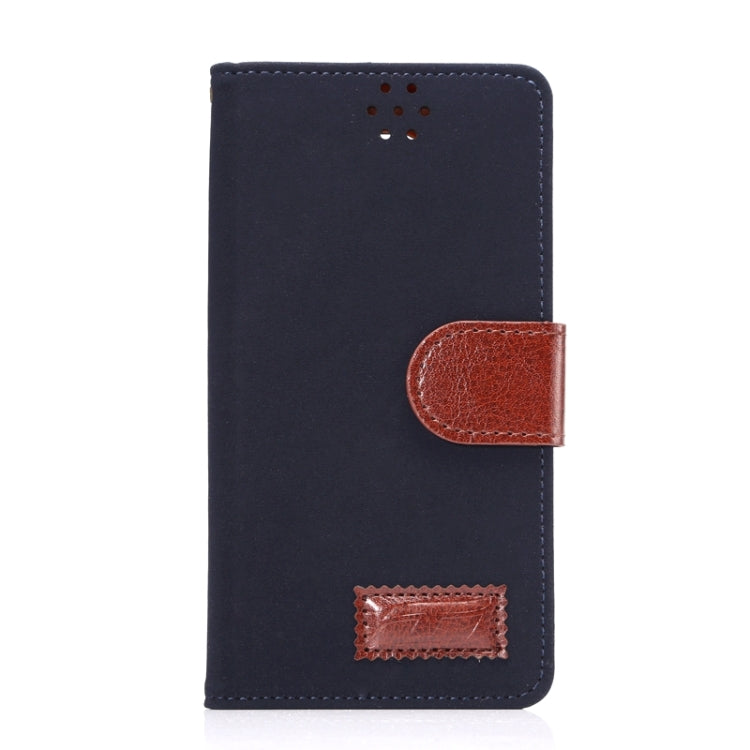 For Galaxy S6 Canvas Texture Leather Case with Holder & Card Slots