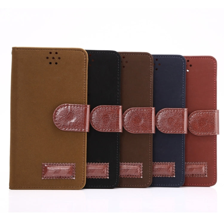 For Galaxy S6 Canvas Texture Leather Case with Holder & Card Slots