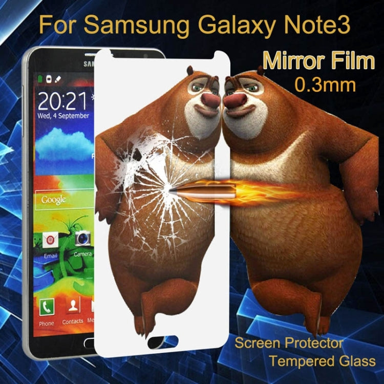 0.3mm 2.5D Explosion-proof Mirror Screen Tempered Glass Film for Galaxy Note III / N900