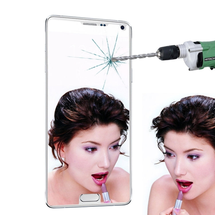 0.3mm 2.5D Explosion-proof Mirror Screen Tempered Glass Film for Galaxy Note 4 / N910