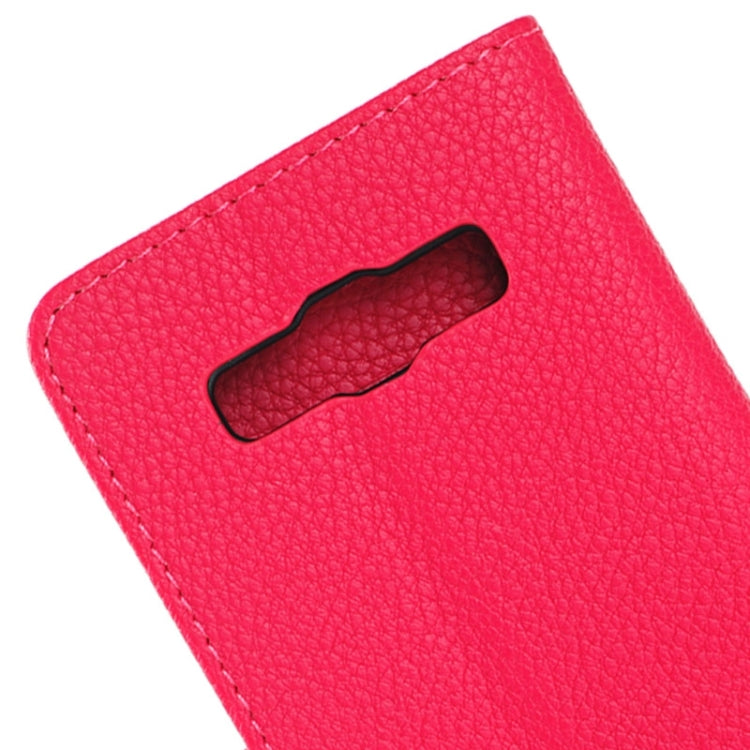 Litchi Texture Horizontal Flip Magnetic Buckle Leather Case with Card Slots & Wallet & Holder for Galaxy Grand Prime / G530F