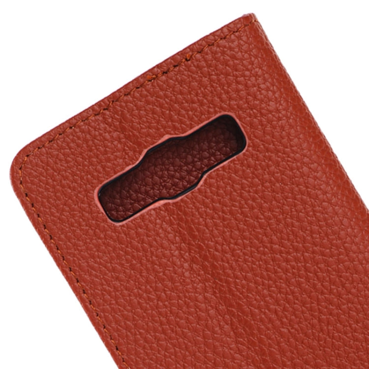 Litchi Texture Horizontal Flip Magnetic Buckle Leather Case with Card Slots & Wallet & Holder for Galaxy Grand Prime / G530F