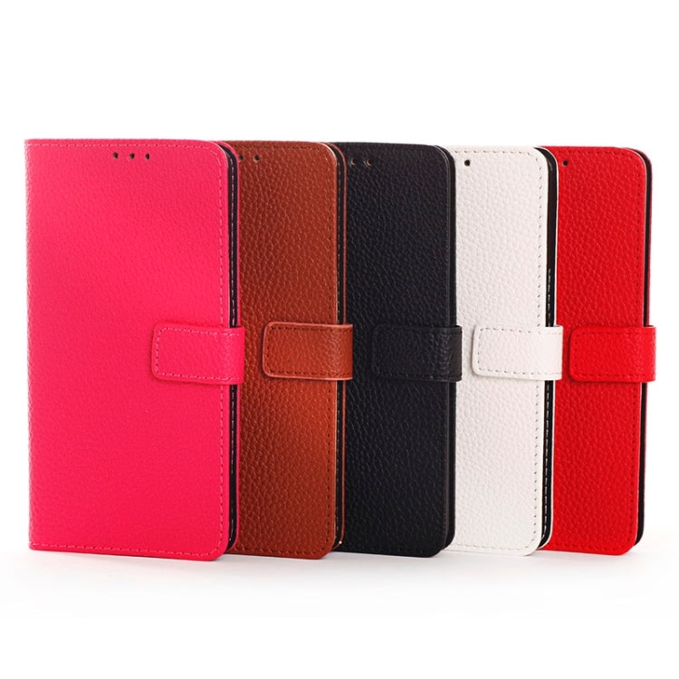 Litchi Texture Horizontal Flip Magnetic Buckle Leather Case with Card Slots & Wallet & Holder for Galaxy Grand Prime / G530F