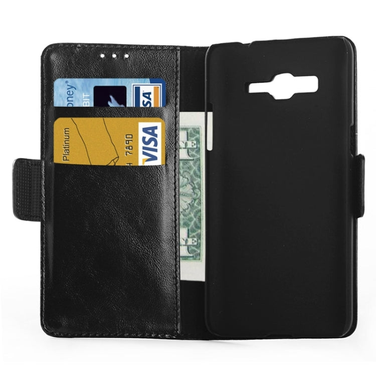 Oil Skin Texture Horizontal Flip Leather Case with Card Slots & Wallet & Holder for Galaxy Grand Prime / G530F