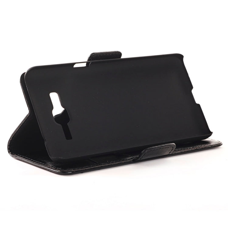 Oil Skin Texture Horizontal Flip Leather Case with Card Slots & Wallet & Holder for Galaxy Grand Prime / G530F