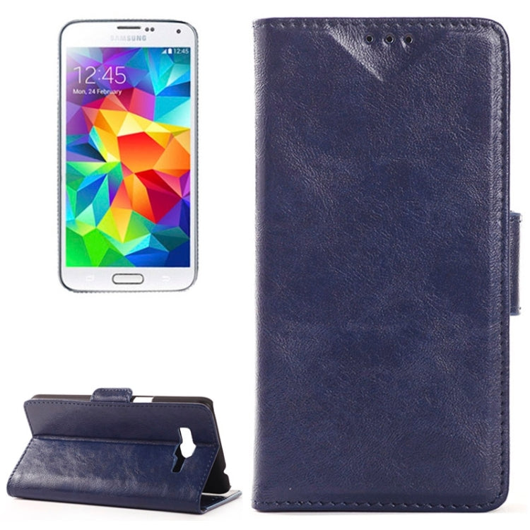 Oil Skin Texture Horizontal Flip Leather Case with Card Slots & Wallet & Holder for Galaxy Grand Prime / G530F