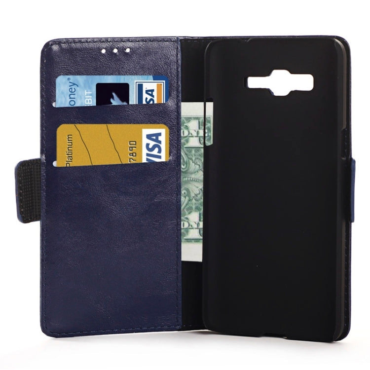 Oil Skin Texture Horizontal Flip Leather Case with Card Slots & Wallet & Holder for Galaxy Grand Prime / G530F