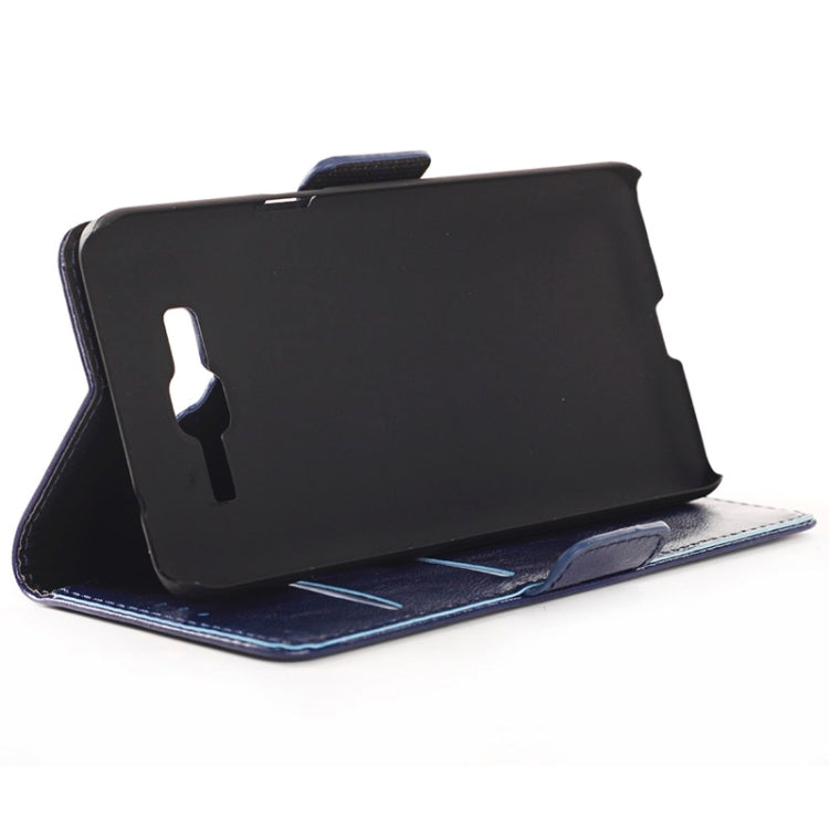 Oil Skin Texture Horizontal Flip Leather Case with Card Slots & Wallet & Holder for Galaxy Grand Prime / G530F