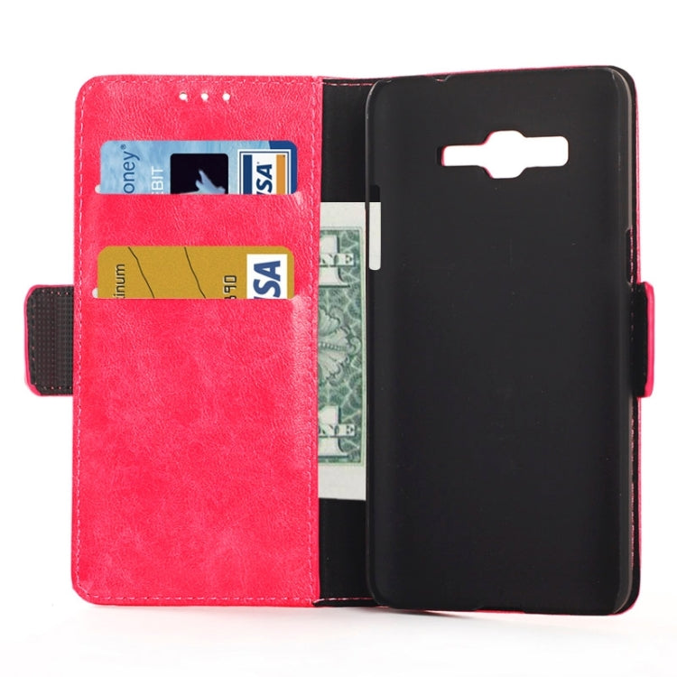 Oil Skin Texture Horizontal Flip Leather Case with Card Slots & Wallet & Holder for Galaxy Grand Prime / G530F