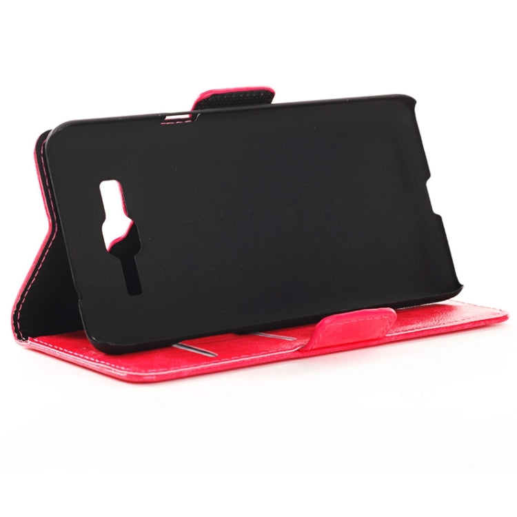 Oil Skin Texture Horizontal Flip Leather Case with Card Slots & Wallet & Holder for Galaxy Grand Prime / G530F