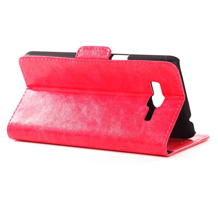 Oil Skin Texture Horizontal Flip Leather Case with Card Slots & Wallet & Holder for Galaxy Grand Prime / G530F