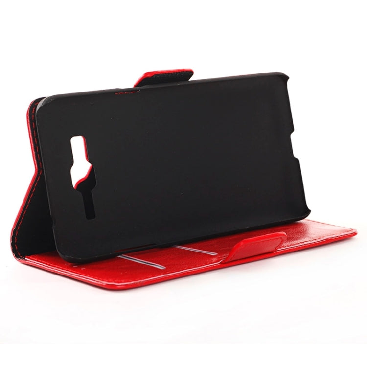 Oil Skin Texture Horizontal Flip Leather Case with Card Slots & Wallet & Holder for Galaxy Grand Prime / G530F