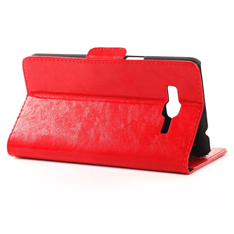 Oil Skin Texture Horizontal Flip Leather Case with Card Slots & Wallet & Holder for Galaxy Grand Prime / G530F