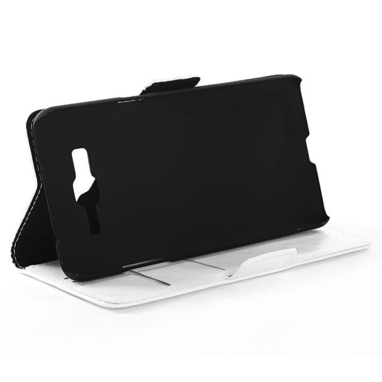 Oil Skin Texture Horizontal Flip Leather Case with Card Slots & Wallet & Holder for Galaxy Grand Prime / G530F