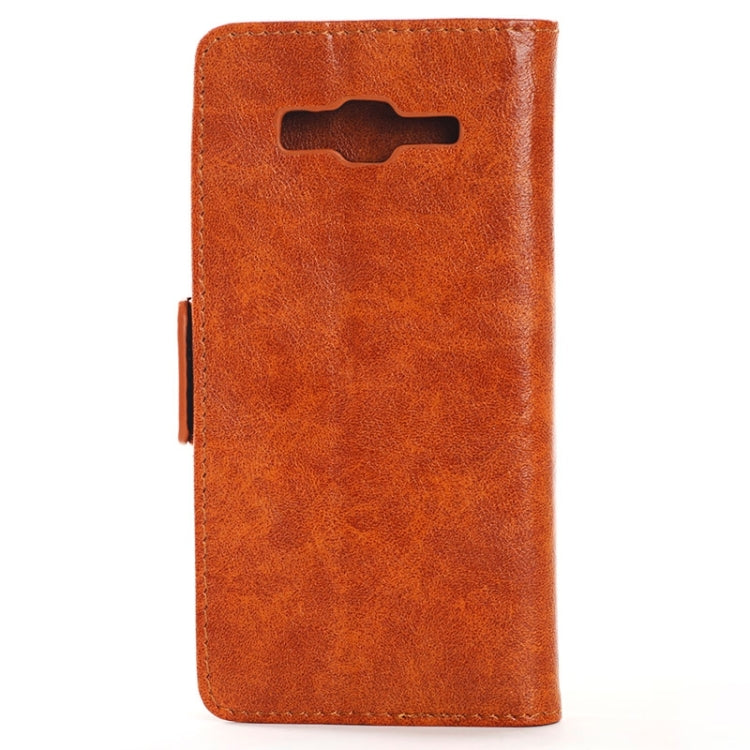 Oil Skin Texture Horizontal Flip Leather Case with Card Slots & Wallet & Holder for Galaxy Grand Prime / G530F