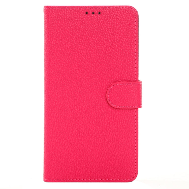 Litchi Texture Horizontal Flip Magnetic Buckle Leather Case with Card Slots & Wallet & Holder for Galaxy Mega 2 / G750F