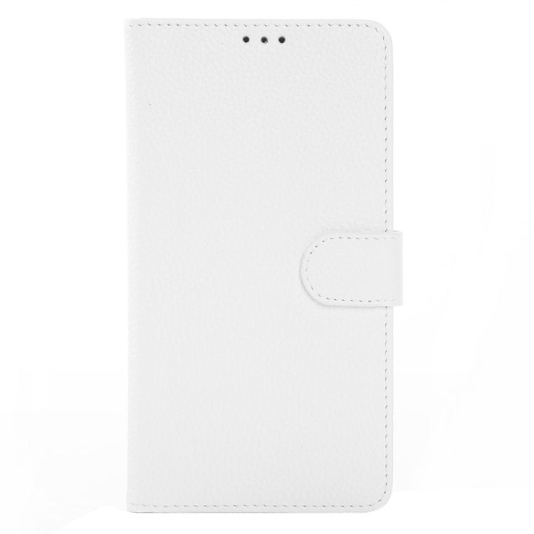 Litchi Texture Horizontal Flip Magnetic Buckle Leather Case with Card Slots & Wallet & Holder for Galaxy Mega 2 / G750F
