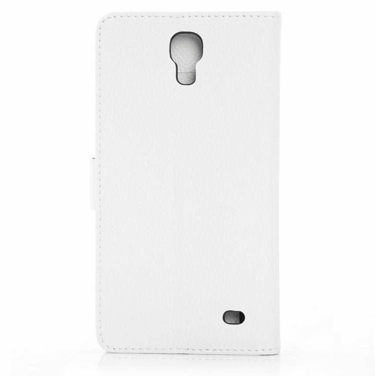 Litchi Texture Horizontal Flip Magnetic Buckle Leather Case with Card Slots & Wallet & Holder for Galaxy Mega 2 / G750F