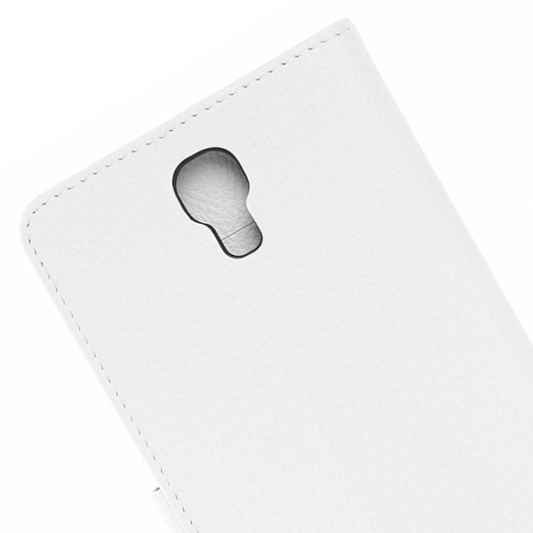 Litchi Texture Horizontal Flip Magnetic Buckle Leather Case with Card Slots & Wallet & Holder for Galaxy Mega 2 / G750F