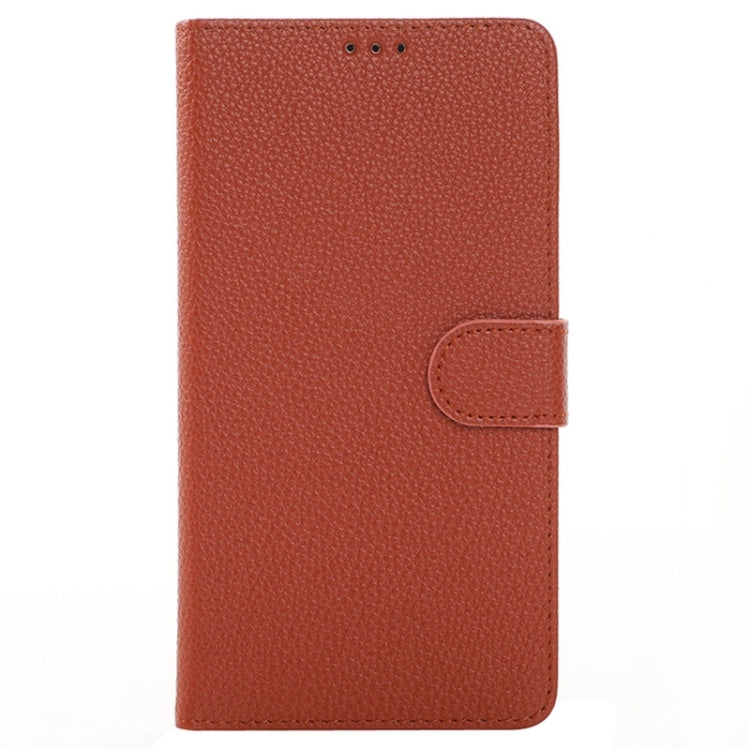 Litchi Texture Horizontal Flip Magnetic Buckle Leather Case with Card Slots & Wallet & Holder for Galaxy Mega 2 / G750F