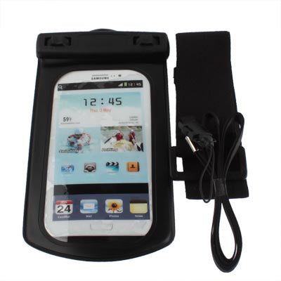 Waterproof Bag with Strap & Armband for Galaxy SIII / i9300,