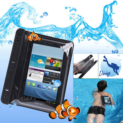 WP-120 Black Waterproof Bag with Armband for 7.0~7.7 inch Tablet PC, Water-proof Depth: 10M (IPX8)(Black)