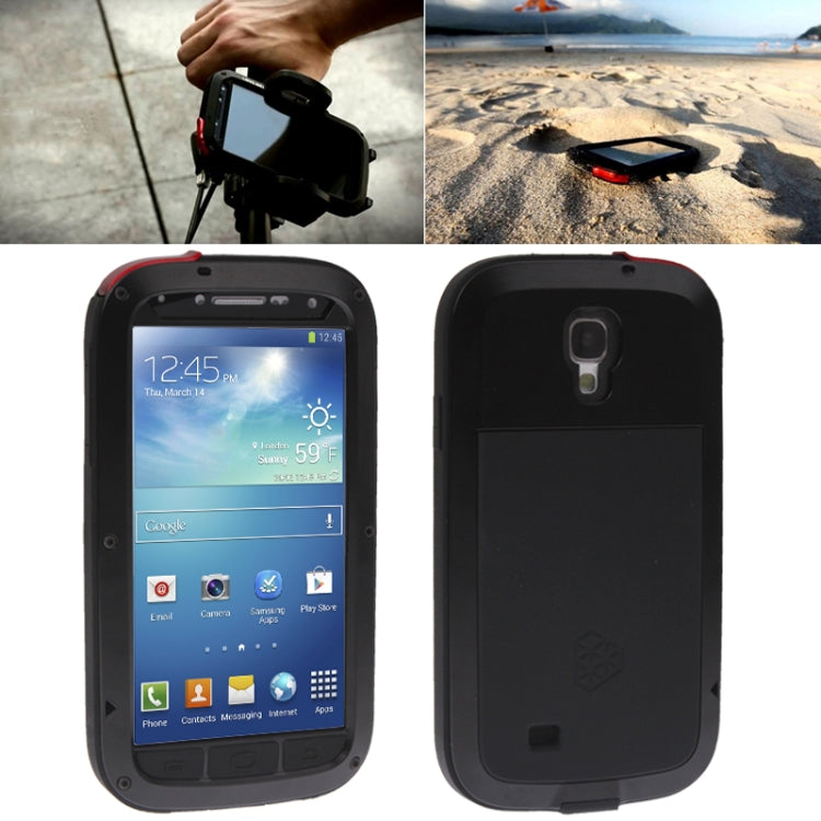 Metal Ultra-thin Rain Resistant, Dropproof, Shockproof, Dustproof Protective Case for Galaxy S IV / i9500