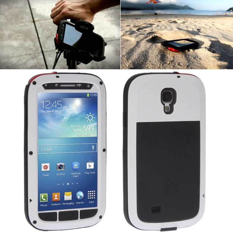Metal Ultra-thin Rain Resistant, Dropproof, Shockproof, Dustproof Protective Case for Galaxy S IV / i9500