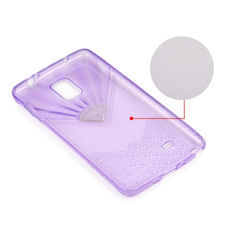 Fan Texture Diamond-encrusted TPU Case for Galaxy Note 4 / N910