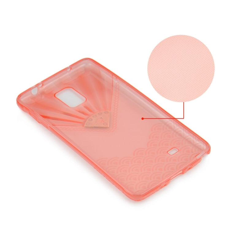 Fan Texture Diamond-encrusted TPU Case for Galaxy Note 4 / N910