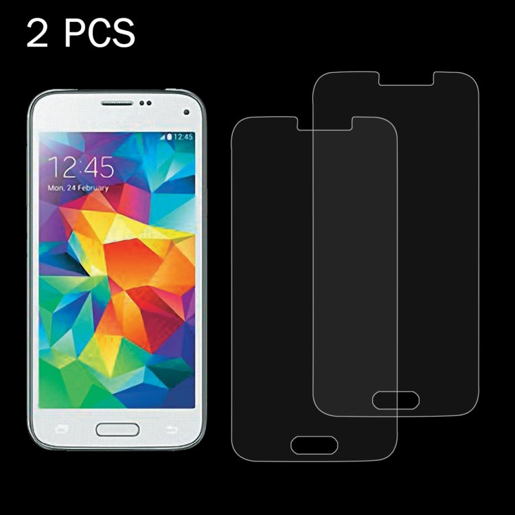 2 PCS for Galaxy S5 Mini / G800 0.26mm 9H Surface Hardness 2.5D Explosion-proof Tempered Glass Screen Film