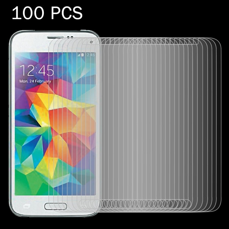 100 PCS for Galaxy S5 Mini / G800 0.26mm 9H Surface Hardness 2.5D Explosion-proof Tempered Glass Screen Film